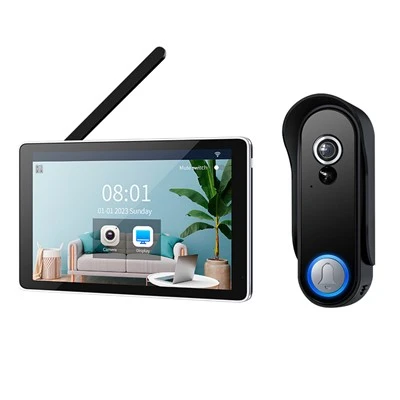 WiFi juhtmevaba video uksekella sisetelefoni süsteem